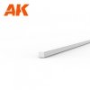 AK Interactive AK6507 STRIPS 0.50 X 0.50 X 350MM – STYRENE STRIP – (10 UNITS)